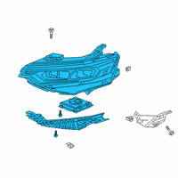 OEM Cadillac Composite Assembly Diagram - 84661091