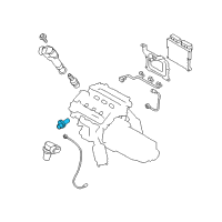 OEM Hyundai Genesis Sensor-Crankshaft Angle Diagram - 39310-3C410