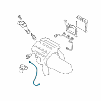 OEM 2014 Hyundai Genesis Coupe Sensor-Knock, LH Diagram - 39320-3C750