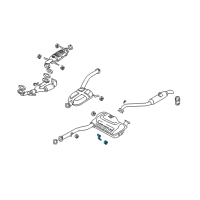 OEM Kia Sedona Bracket Assembly-Hanger Diagram - 0K52A40070