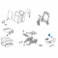 OEM 2016 Toyota Camry Lumbar Switch Diagram - 84920-08010-B2