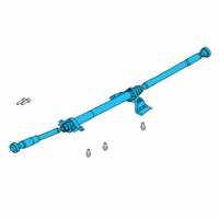 OEM Lincoln MKZ Drive Shaft Diagram - HP5Z-4R602-A