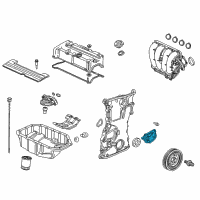 OEM 2014 Honda CR-V Cover, Chain Case Diagram - 11412-R40-A00