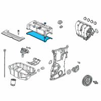 OEM Honda Accord Gasket Set, Head Cover Diagram - 12030-R44-A00