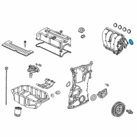 OEM 2020 Honda Civic Gasket, Throttle Body Diagram - 17107-R40-A01
