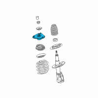 OEM Buick Park Avenue Upper Mount Diagram - 19208376