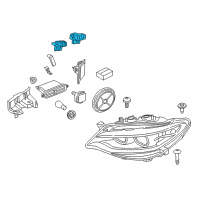 OEM BMW Set, Led Modules, Right Diagram - 63-11-7-388-924