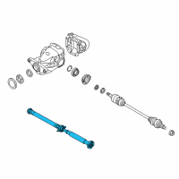 OEM 2017 BMW X5 Rear Drive Shaft Assembly Diagram - 26-10-7-636-785