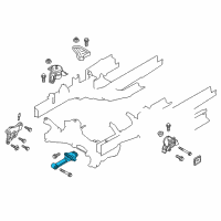 OEM 2017 Kia Sorento Roll Rod Bracket Assembly Diagram - 21950C5100