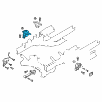 OEM 2017 Kia Sorento Engine Mounting Bracket Assembly Diagram - 21810C5100