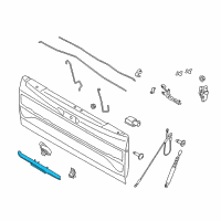 OEM Ford Handle Diagram - HC3Z-9943400-NB