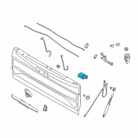 OEM 2022 Ford Bronco Sport Tail Gate Switch Diagram - GB5Z-9C888-A