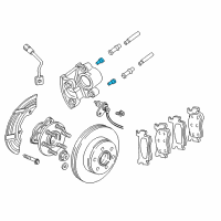 OEM 1998 Dodge Durango BUSHING-Disc Brake Diagram - 4205982