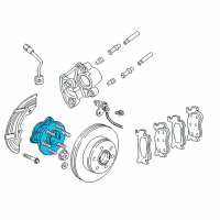 OEM 2000 Dodge Dakota Hub And Bearing Diagram - 52069361AC