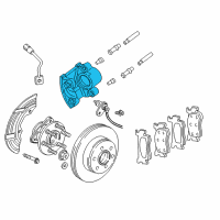 OEM 1999 Dodge Dakota CALIPER Diagram - 5003793AA