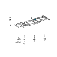 OEM 2006 Toyota Tundra Cab Mount Bracket Diagram - 51706-34050