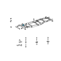 OEM 2005 Toyota Sequoia Engine Bracket Diagram - 51402-0C010