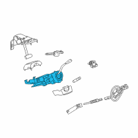 OEM Dodge Ram 1500 Column-Steering Diagram - 5057638AC