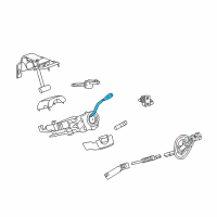 OEM Dodge Lever-Gearshift Diagram - 55366868AC