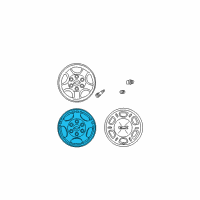 OEM 2006 Chevrolet Tahoe Wheel Diagram - 9594493