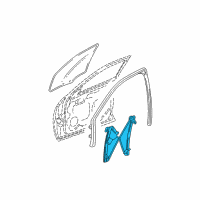 OEM Cadillac CTS Window Regulator Diagram - 15775229