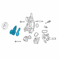 OEM Honda Crosstour Water Pump Diagram - 19200-5J0-A01