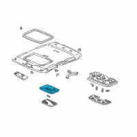 OEM 2003 Acura MDX Base (Light Saddle) Diagram - 34252-S3V-A12ZB