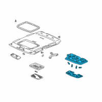 OEM Acura MDX Base (Moon Lake Gray) Diagram - 34403-S3V-A01ZA