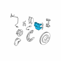 OEM BMW 335xi Front Left Brake Caliper Diagram - 34-11-6-773-201