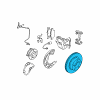 OEM 2011 BMW 335i Brake Disc, Ventilated Diagram - 34-11-6-855-000