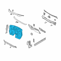 OEM 2010 Dodge Journey SILENCER-Dash Panel Diagram - 68079590AB