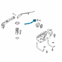 OEM 2012 Ford Expedition Fuel Filler Hose Diagram - 9L1Z9047C