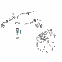 OEM Lincoln Fuel Gauge Sending Unit Diagram - 9L1Z-9A299-C