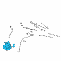 OEM 2021 Nissan GT-R Tank Assy-Windshield Washer Diagram - 28910-JF00A