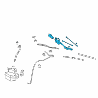 OEM Nissan Drive Assy-Windshield Wiper Diagram - 28800-JF30A