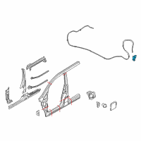 OEM 2014 Nissan NV200 Cable Assy-Fuel Opener Diagram - 78822-3LM0C