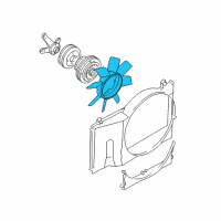 OEM Infiniti Fan-Cooling Diagram - 21060-AG202
