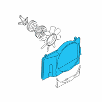 OEM Infiniti SHROUD-Upper Diagram - 21476-AL500