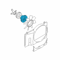 OEM 2004 Infiniti G35 Coupling Assy-Fan Diagram - 21082-AG20A