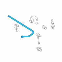 OEM Lexus RX300 Bar, Stabilizer, Rear Diagram - 48812-48010