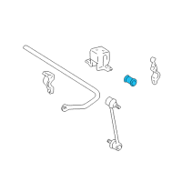 OEM 1999 Lexus RX300 Bush, Stabilizer, Rear Diagram - 48818-21020