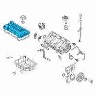 OEM Hyundai Santa Fe Cover Assembly-Cylinder Head Diagram - 22400-2G600