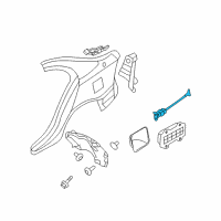 OEM 2010 Kia Optima Opener Assembly-Fuel Filler Diagram - 957203K000