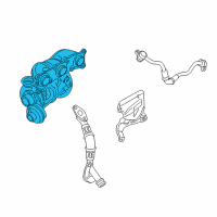 OEM BMW 135i Turbocharger Diagram - 11657583865