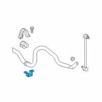 OEM 2018 Lexus RX350L Bracket, STABILIZER Diagram - 48827-48040