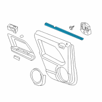 OEM 2014 Jeep Patriot WEATHERSTRIP-Door Belt Inner Diagram - 5067750AB