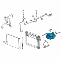 OEM 2022 Chevrolet Malibu Compressor Diagram - 84767892