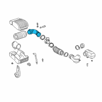 OEM 1997 Chevrolet K2500 Suburban Duct Asm-A/Cooler Outlet Diagram - 15998575