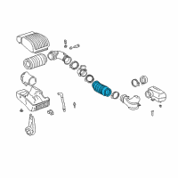 OEM Cadillac Escalade Duct Asm-Air Cleaner Outlet Diagram - 15986080