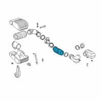 OEM 1996 GMC C2500 Suburban Duct Asm-Air Cleaner Outlet Diagram - 15986080